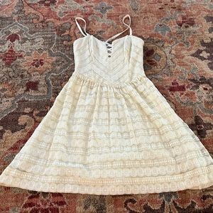 Cream guess mini dress